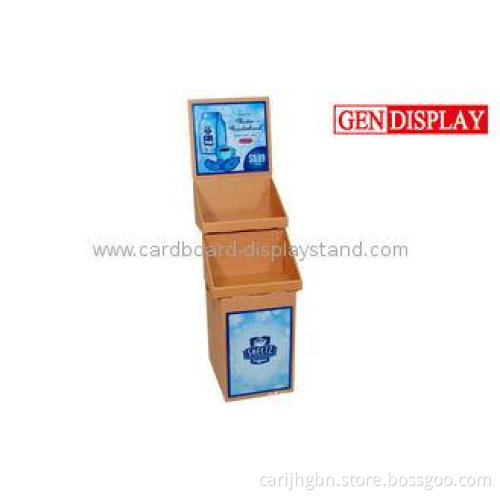 Spice Foods Cardboard Display Stand , Promotion Retail Disp